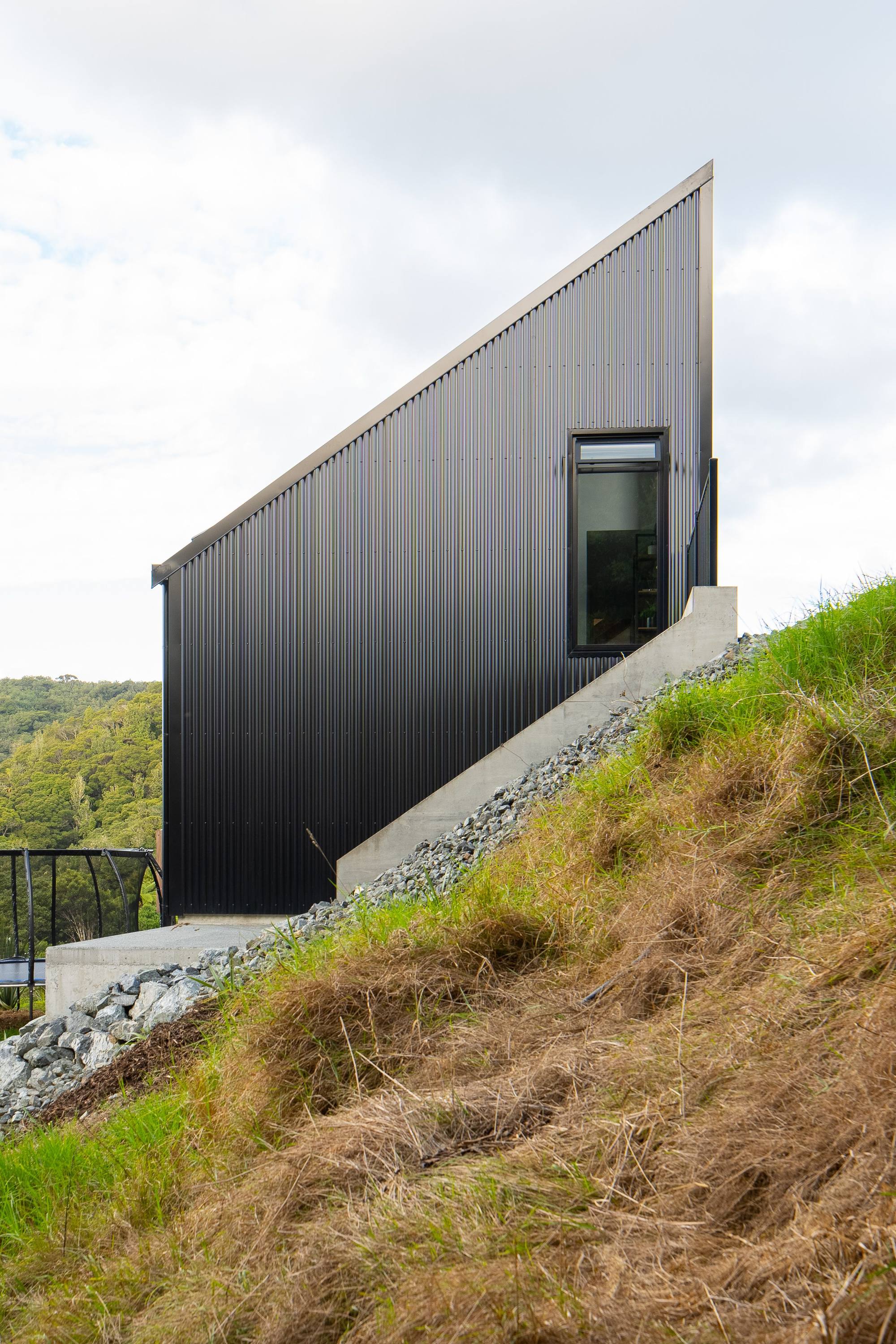 Black Ridge House exterior cladding detail